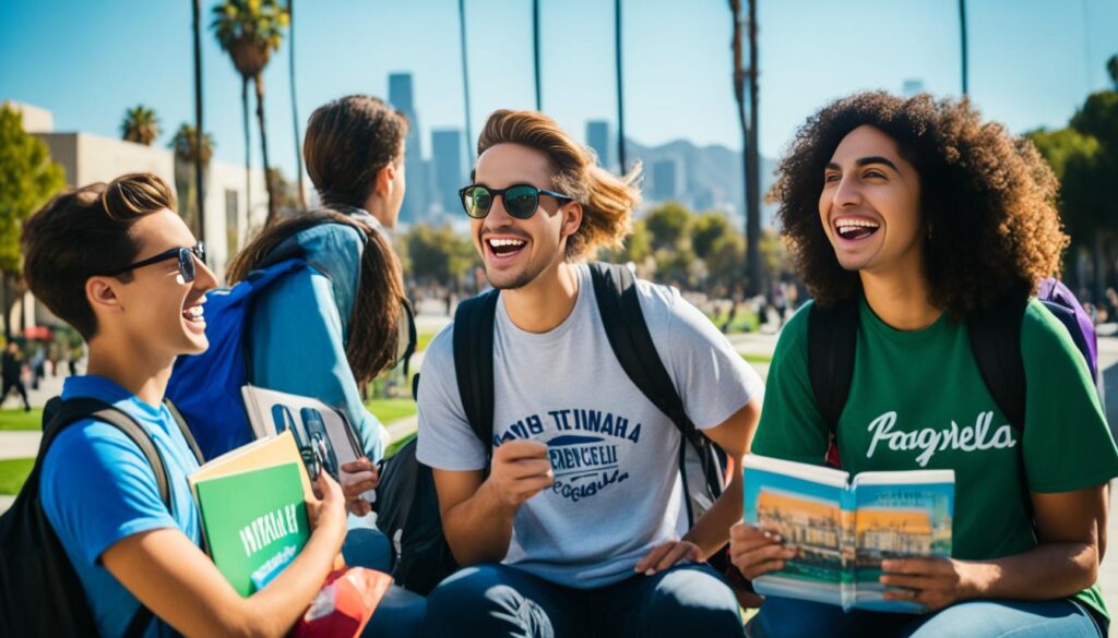 International students in Los Angeles