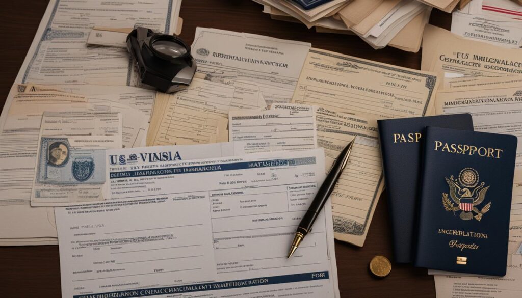 US visa application certified translations