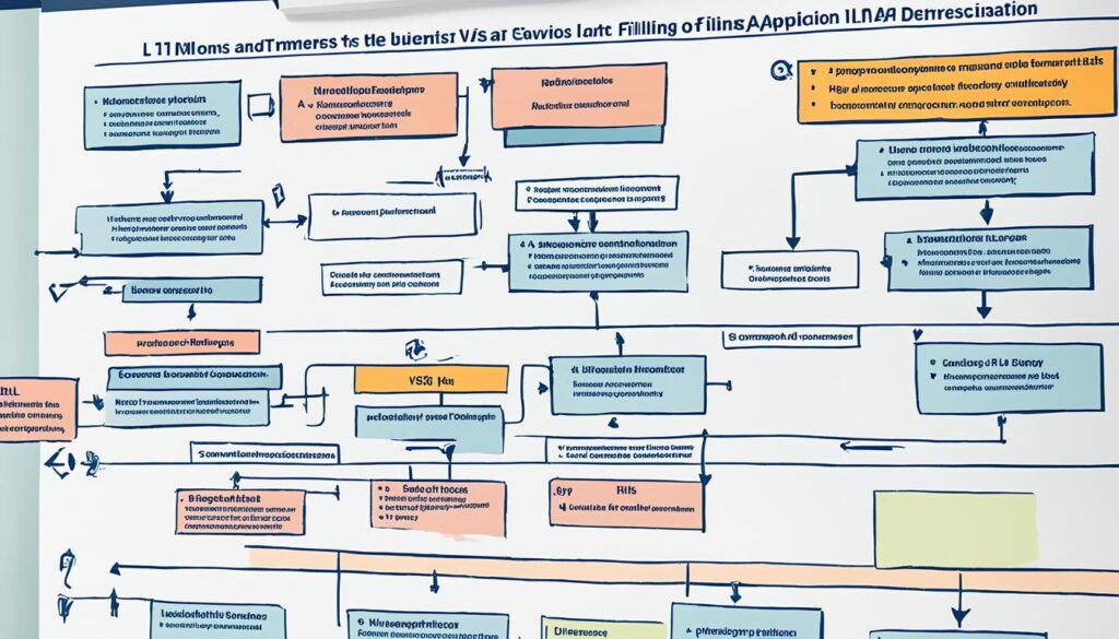 US work visa assistance chart